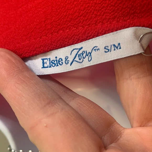 NWT Red Button Down Top and Necklace combo - Picture 8 of 11